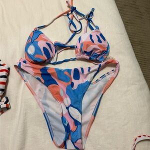 Colorful Abstract Bikini Set